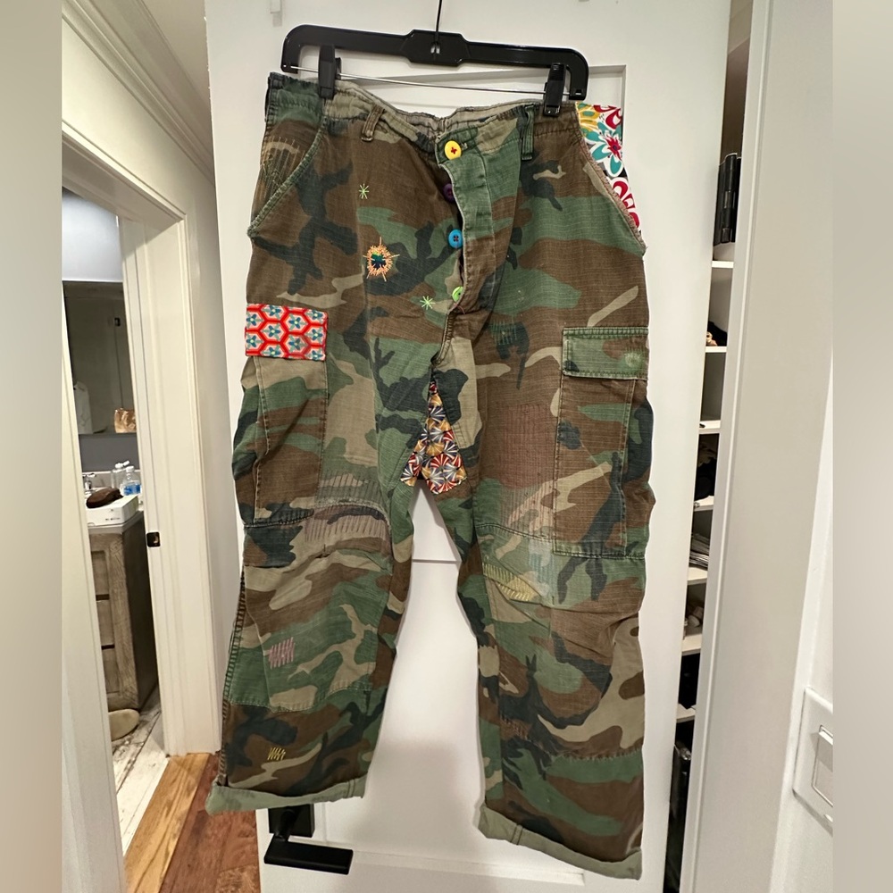 Camouflage Patchwork Women's Pants